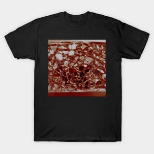 Photographic Image of Chocolate Mirror and Glass Mosaic T-Shirt